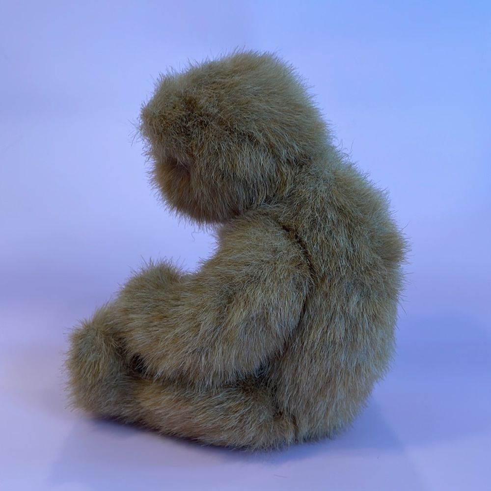 1993 Ty Original Attic Treasures Cody the Brown Fuzzy Bear Excellent Condition - Picture 3 of 8